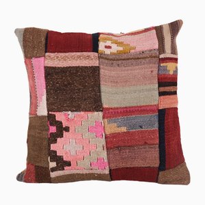 Vintage Turkish Patchwork Kilim Cushion Cover, 2010s