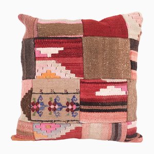 Housse de Coussin Kilim Patchwork, Turquie, 2010s