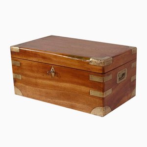 Travel Box in Massive Camphorrier, Late 19th Century