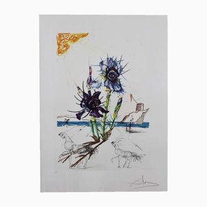 Salvador Dali, Iris Dali's Youth, XX secolo, litografia firmata