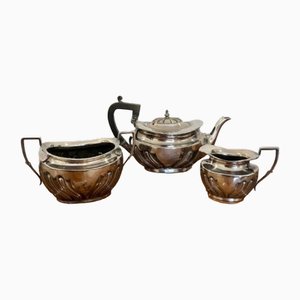 Edwardian Silver Plated Tea Set, 1900s, Set of 3