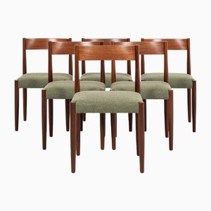 Mid-Century Danish Dining Chairs in Teak attributed to Poul Volther for Frem Røjle 1960s, Set of 6
