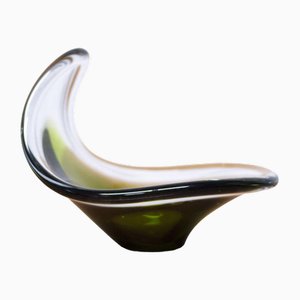 Mid-Century Swedish Bowl attributed to Flygsfors, 1950s