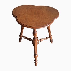 Antique Dutch Walnut Side Table, 19th Century