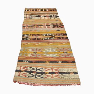 Tapis Kilim Vintage en Laine, Turquie, 1970s