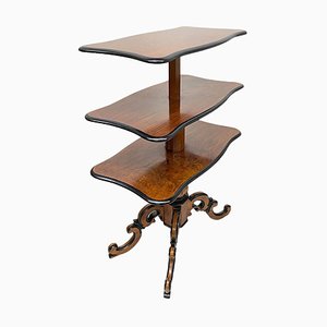 Extendable Walnut Side Table, 1850s