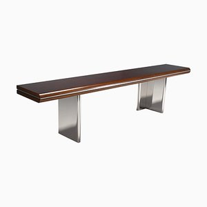 Grande Table Console attribuée à Hans Von Klier pour Skipper, Italie, 1970