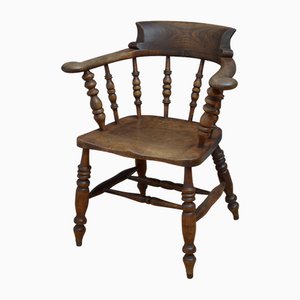 Victorian Smokers Bow Chair, 1880s