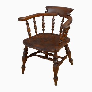 Victorian Smokers Bow Chair, 1880s