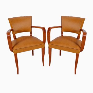 Bridge Armchairs in Beech, 1950s, Set of 2