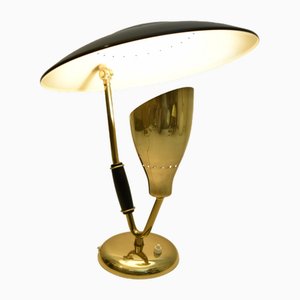 Danish Brass and Steel Table Lamp by Svend Aage Holm Sörensen for Holm Sørensen & Co, 1950s