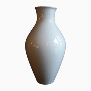 Large Vintage German White Porcelain Vase from Fürstenberg, 1960s