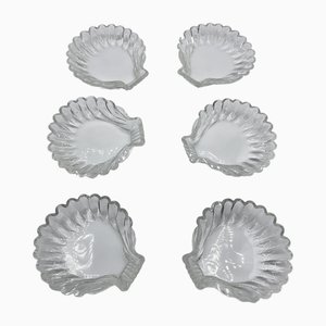 Schalenförmiges Glasgeschirr, 6 . Set