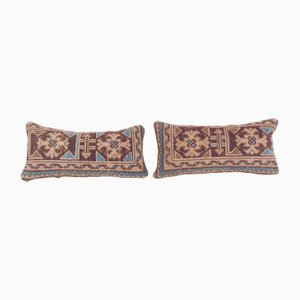 Turkish Rectangular Oushak Cushion Covers, 2010s, Set of 2