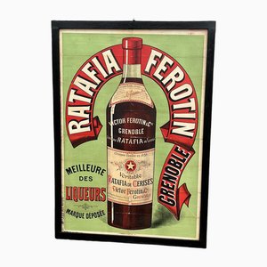 Grand panneau publicitaire d'affichage de magasin pour les liqueurs et les cocktails