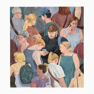 Anna Wardega, Desert 5, 2022, Tempera à l'uf sur Toile