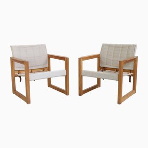Karin Mobring zugeschriebene Safari Stühle für Ikea, 1970er, 2er Set