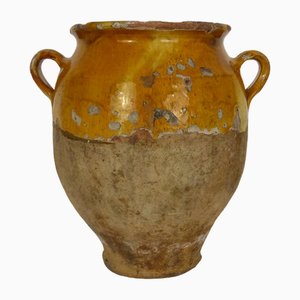 Large Pot with Vernée Yellow Confit, Southwest of France