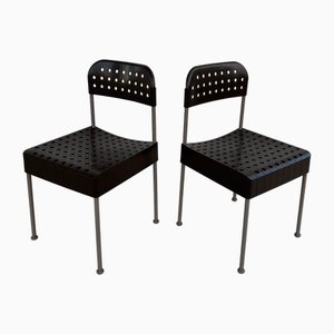 Box Chairs by Enzo Mari for Anonima Castelli, 1976, Set of 2