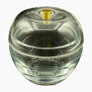 Baccarat Glass Box in Shape of an Apple