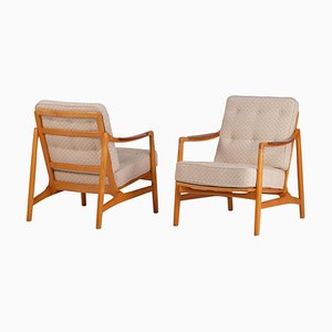 Lounge Chairs attributed to Tove & Edvard Kindt-Larsen, 1960s, Set of 2