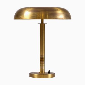 Swedish Brass Table Lamp attributed to Boréns, 1950s