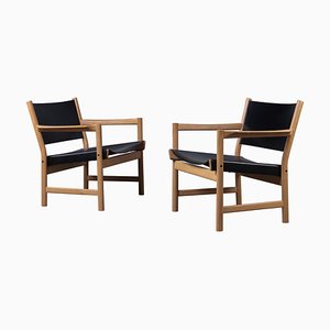 Armchairs attributed to Alf Svensson, Sweden, 1960s, Set of 2