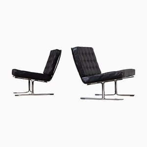 Model F60 Easy Chairs by Karl-Erik Ekselius, 1960s, Set of 2