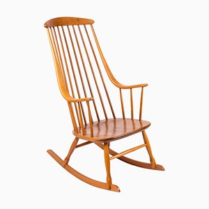 Grandessa Rocking Chair attributed to Lena Larsson, Sweden, 1950s