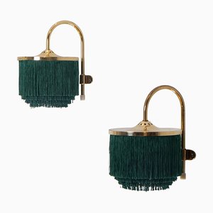 Green V271 Wall Lights by Hans-Agne Jakobsson, 1960s, Set of 2