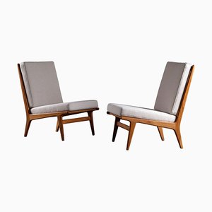 Easy Chairs attributed to Karl-Erik Ekselius, Sweden, 1960s, Set of 2