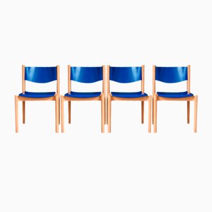 Chaises de Salle à Manger Scandinaves de Hiller, 1960s, Set de 4