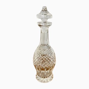 Edwardian Bell-Shaped Decanter in Cut Glass, 1910s
