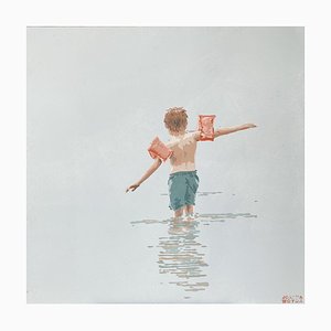 Joanna Woyda, A Swimming Sleeve, 2023, Acrylic on Canvas
