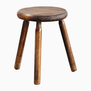 Vintage French Stool by Charlotte Perriand