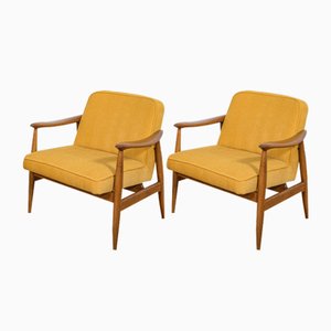 Fauteuils GFM-87 par Juliusz Kedziorek pour Gościcińskie Furniture, 1960s, Set de 2