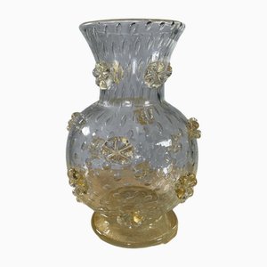 Jarrón de cristal de Murano de Ercole Barovier para Barovier & Toso