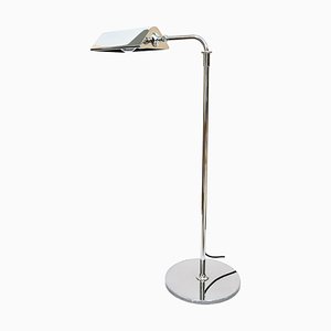 Adjustable Nickel-Plated Floor Lamp, Vienna, 1950s