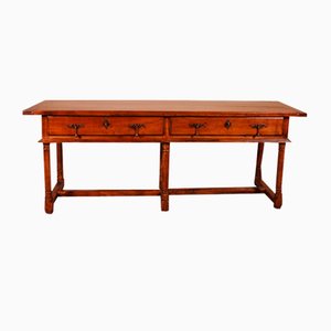 Large 17th Century Spanish Console in Cherry Wood
