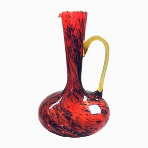 Mid-Century Art Glass Italian Decanter Vase by Carlo Moretti, Murano, Italy, 1960s