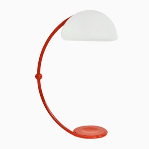 Lámpara de pie Snake atribuida a Elio Martinelli para Martinelli Luce, años 60