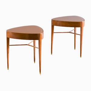 Tische mit ausziehbaren Schubladen, 1960, 2er Set