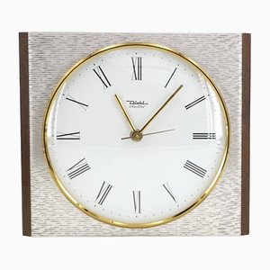Wood and Metal Wall Clock from Diehl, 1960s