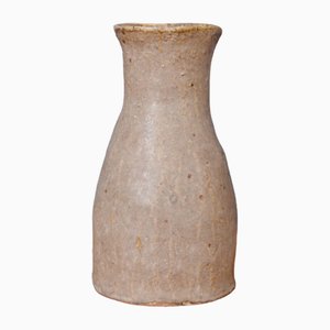 Bohemian Chamotte Clay Vase, 1960s