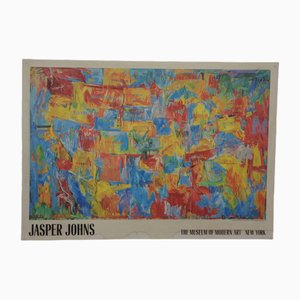 Große gerahmte Offset-Karte der USA Bild von Jasper Johns Museum of Modern Art 1989