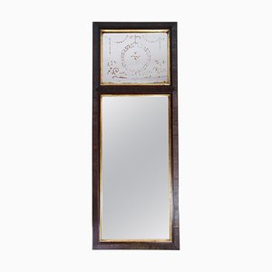 Scandinavian Modern Louis Seize Mirror in Mahogany, 1780s