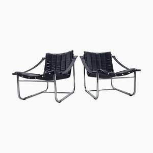 T 2407 Lounge Chairs by Viliam Chlebo, 1970s, Set of 2