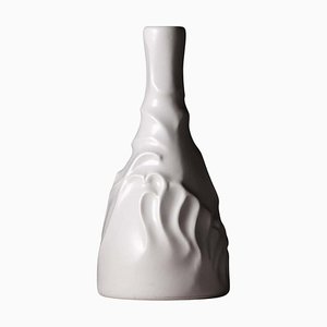 Vase Bouteille Maison Familiale en Céramique Blanche Début 19ème Siècle par Josep Mª Jujol