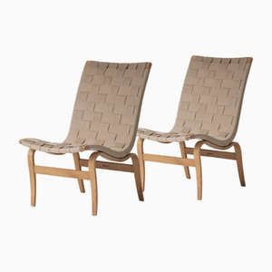 Set of Eva Model Armchairs by Bruno Mathsson, 1960s