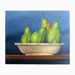 Zbigniew Wozniak, Still Life with Pears, 2011, Huile sur Toile